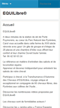 Mobile Screenshot of equi-libre.fr